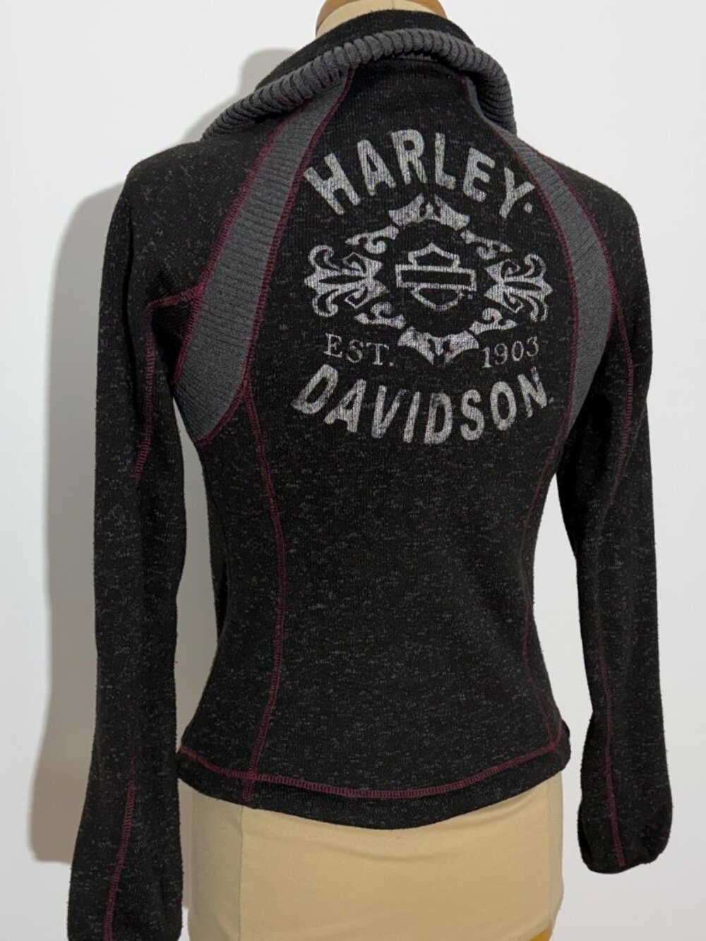 Harley-Davidson Long-Sleeve Fleece Full-Zip Jacket